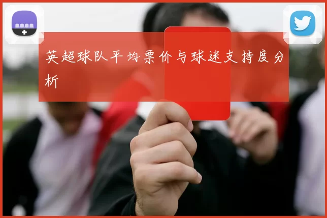 英超球队平均票价与球迷支持度分析