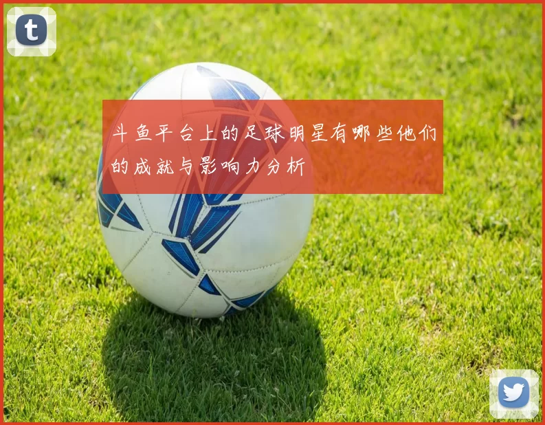 斗鱼平台上的足球明星有哪些他们的成就与影响力分析